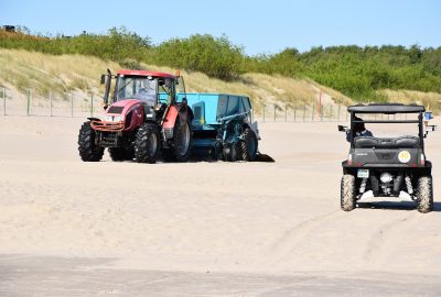 Plażowy „odkurzacz” dba o czystość