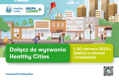 2 miejsce w Rankingu Miast w wyzwaniu Healthy Cities.